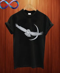 Owl And Moon T Shirt