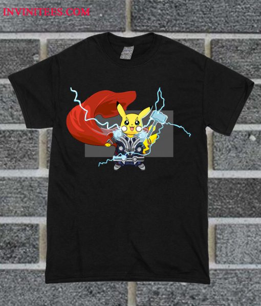 Pikavengers The Power Of Thorchu T Shirt