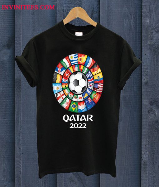 Qatar Soccer 2022 World Soccer Championship Memorabilia T Shirt