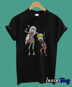 Rick and Morty Naruto and Jiraiya T shirt