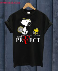 Roger Federer Snoopy, Team Perfect T Shirt