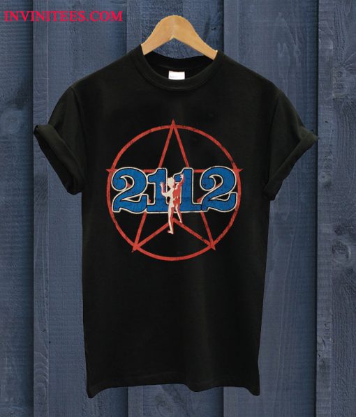 Rush 2112 Black T Shirt