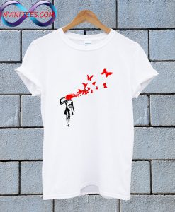 Suicide Girl Banksy T Shirt