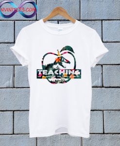 Teaching Is A Walk In The Park Jurassic Park Floral T Shirt