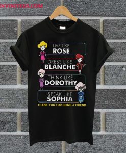 The Golden Girls Black T Shirt