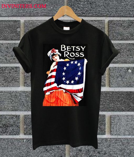 USA Betsy Ross American Flag T Shirt