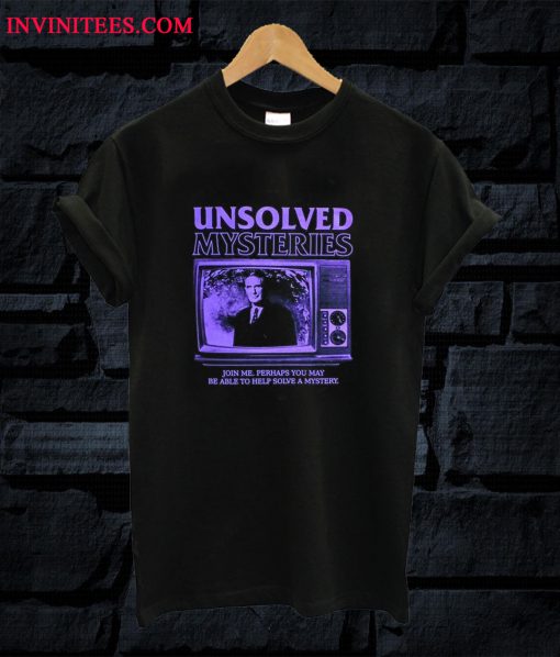 Unsolved Robert Stack T Shirt