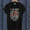 California Water Color Typography T Shirt