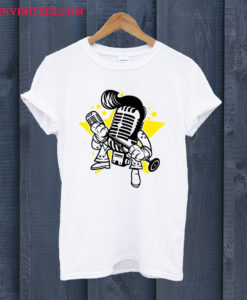 Microphone King Karaoke King T Shirt