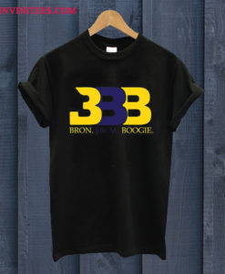 Top Level Apparel Men's Bron Brow Boogie Crew T Shirt