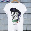 Greaser Elvis Cry Baby Skull T Shirt