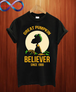 Great pumpkin believer since 1966 T shirt