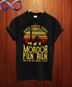 Mordor Fun Run T shirt