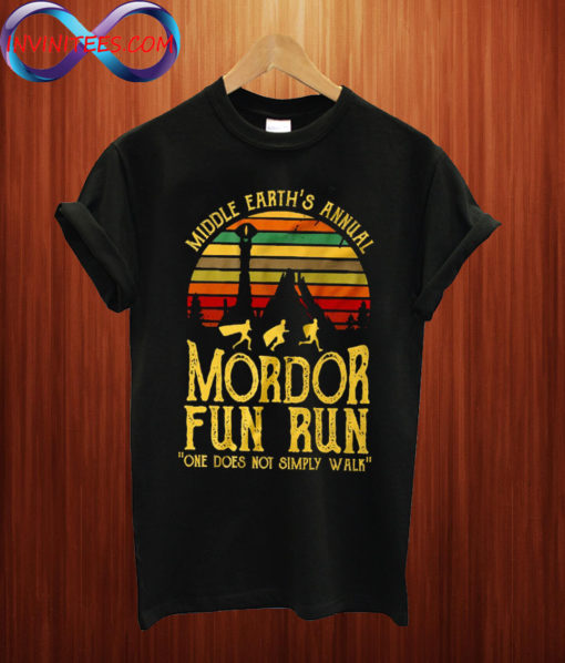 Mordor Fun Run T shirt