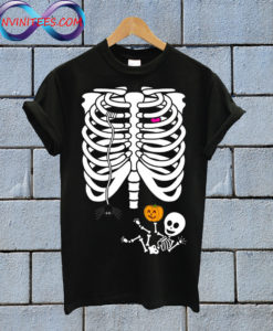 Pregnant Skeleton T Shirt