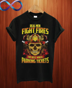 Skull Firefighter Fireman Axe Fire Rescue T Shirt