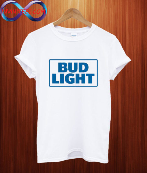 BLUE TEXT BUD LIGHT T shirt