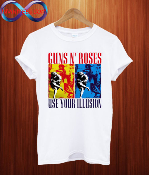 Guns N Roses Spliced Illusion T shirt