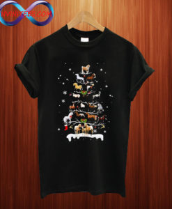 Horse Christmas Tree T shirt