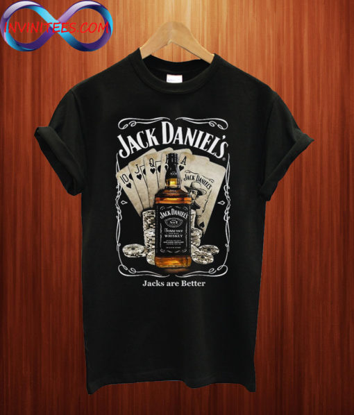 Jack Daniels Poker Cards T shirt