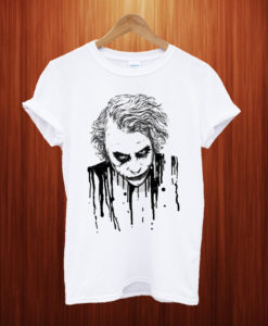 Joker Face White Color T shirt