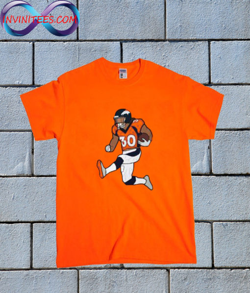Phillip Lindsay Touchdown Celebration Denver Broncos T shirt