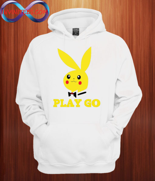 Play Go Pikachu Playboy Bunny Pokemon Hoodie