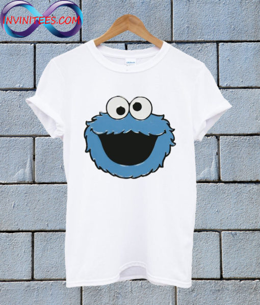 Sesame Street Cookie Monster Face T shirt