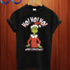 The Grinch Ho Ho Ho Smile Christmas T shirt