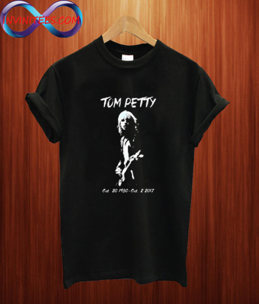 Tom Petty Memorial Tribute T shirt