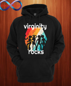 Vintage Retro Virginity Rocks Hoodie
