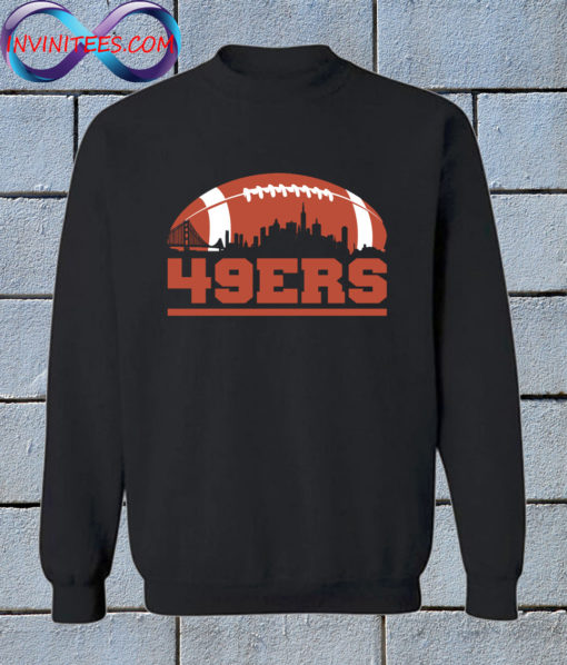49ers Football Skyline Sweatshirt