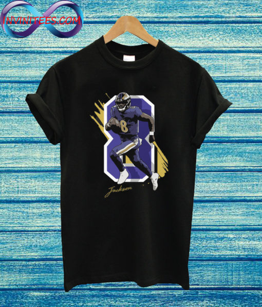 Baltimore Raven Lamar Jackson Football youth T Shirt