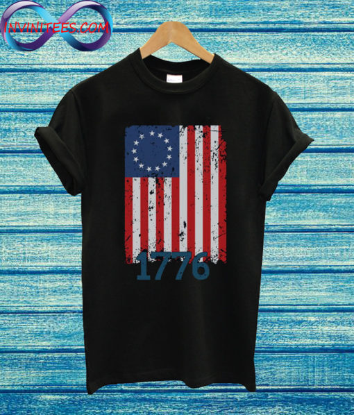 Betsy Ross Flag Shirt Patriot 1776 American Flag T Shirt