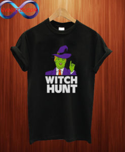 Donald Trump Witch Hunt Halloween Funny T ahirt