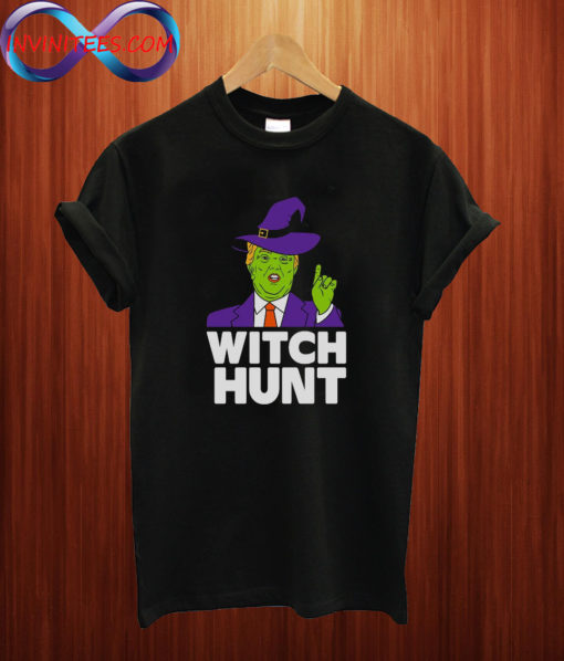 Donald Trump Witch Hunt Halloween Funny T ahirt