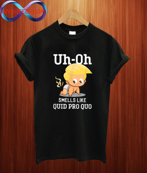 Funny Anti Trump Baby Quid Pro Quo Impeachment T shirt