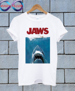 Funny Jaws shark T Shirt