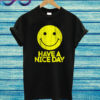 Have A Nice Day Retro Vintage 70s Smiley Face T Shirt