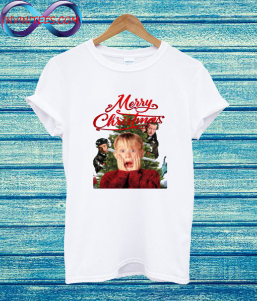 Home Alone 1990 American comedy fil christmas T Shirt