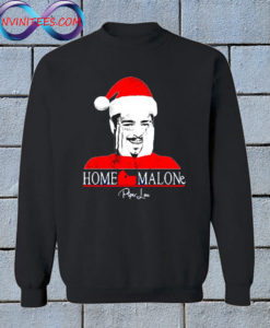 Home Malone Post Malone Santa Christmas Sweatshirt