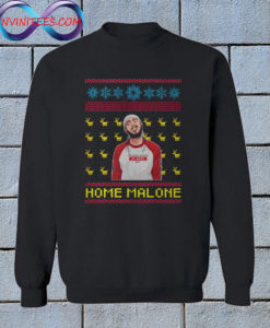 Home Malone Ugly Christmas Sweatshirt