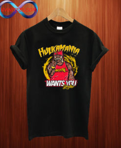 Hulk Hogan HULKAMANIA WANTS YOU T shirt