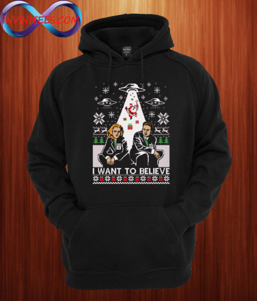 I Want To Believe Ugly Christmas Hoodie