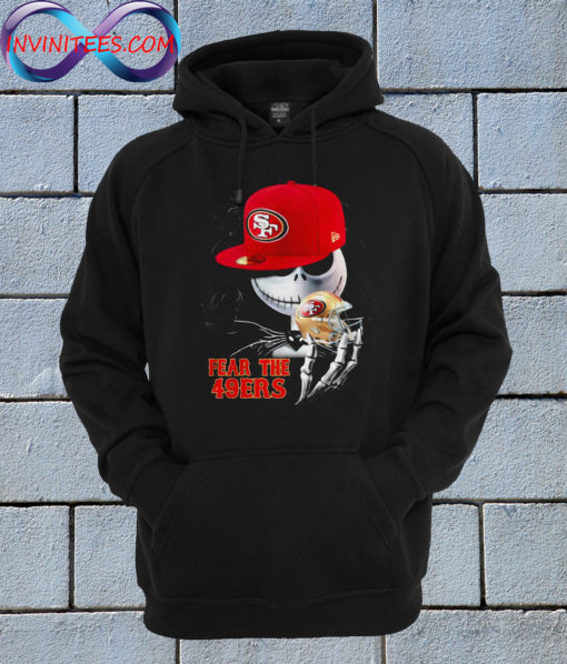 Jack Skellington fear the 49ers Hoodie