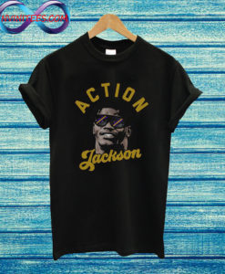 Lamar Jackson Action Jackson Baltimore Ravens T Shirt