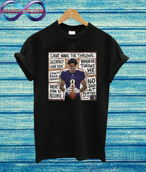 Lamar Jackson Baltimore Ravens Embrace T Shirt