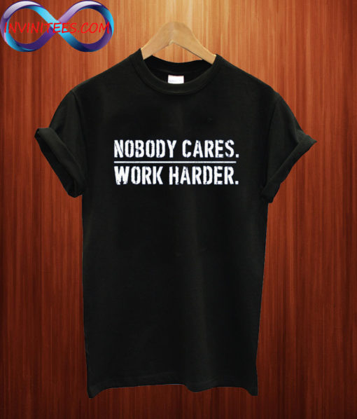 Lamar Jackson Nobody Cares Work Harder T shirt