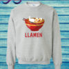 Llama Ramen Noodles Sweatshirt