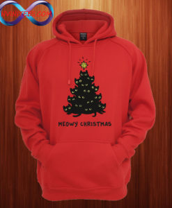 Meowy Christmas Hoodie T shirt